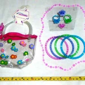 Vintage 9 Piece 1 Necklace 4 Bracelets 4 Rings